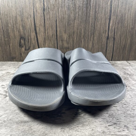 OOFOS OOahh Sport Flex Slides Recovery Sandals Gray Mens Sz 10 main image 4